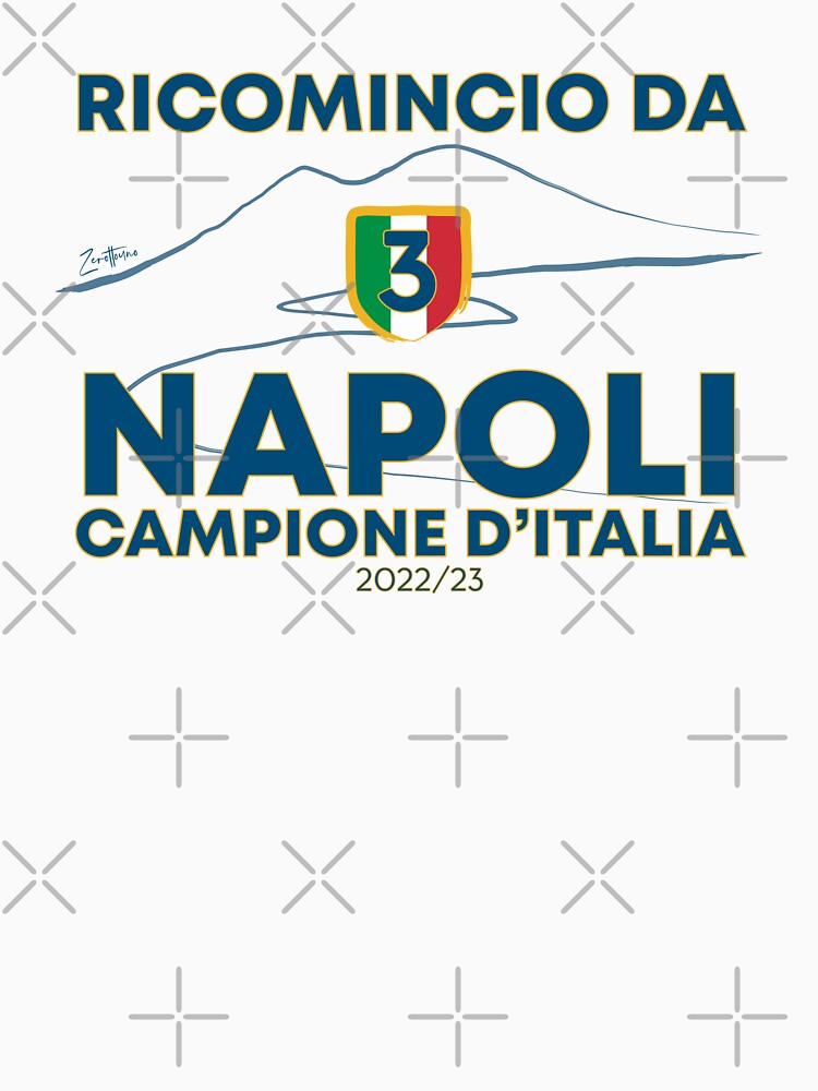 Ricomincio da 3 - Napoli campione Essential T-Shirt for Sale by Zero81