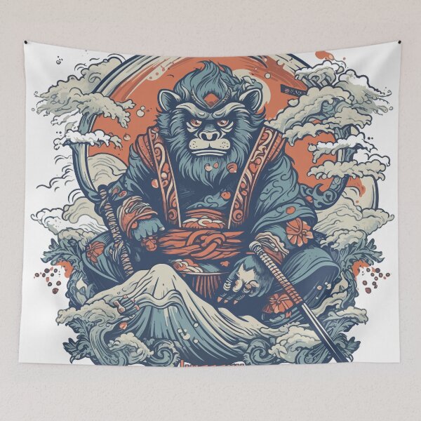 Item preview, Iwazaru, The Silent Warrior: Speak No Evil, Stand with Honor designed and sold by agustindesigner.