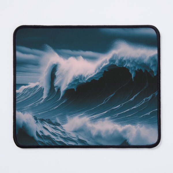 Item preview, Black Stormy Ocean Wave designed and sold by Shenuka93.