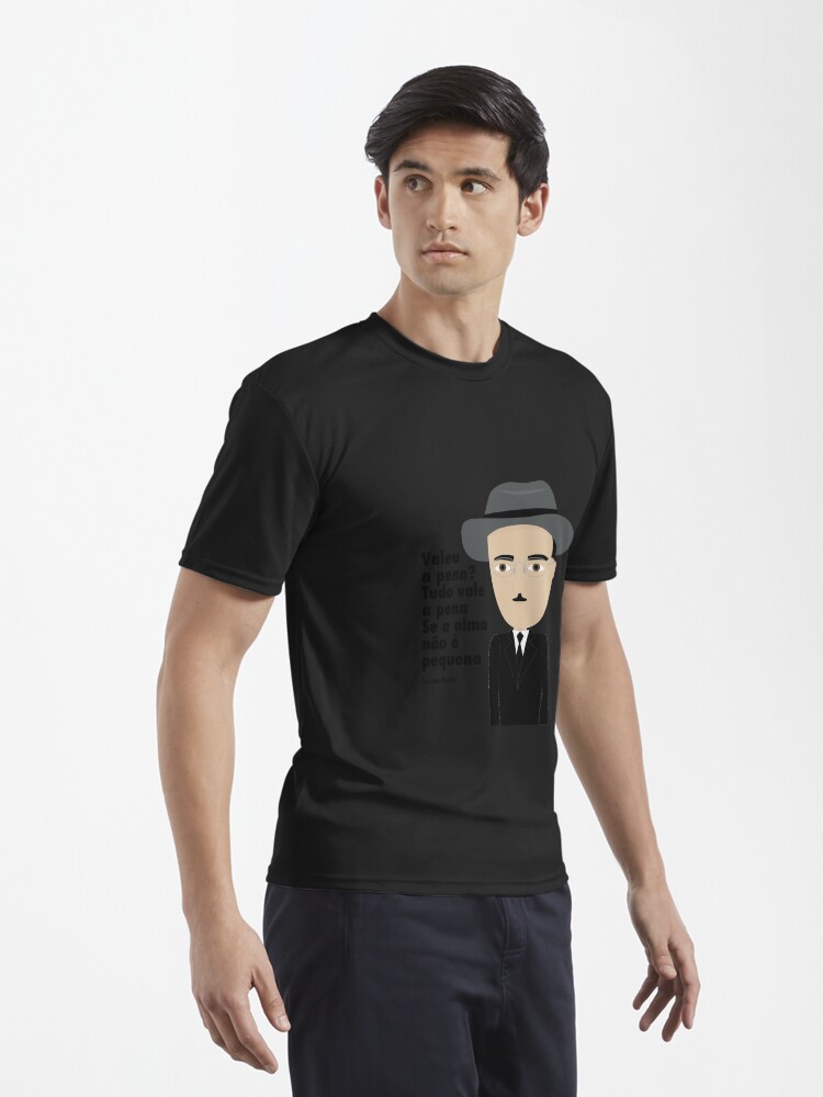 Imagen 3 de 7, Camiseta deportiva con la obra Fernando Pessoa, diseñada y vendida por creotumundo.