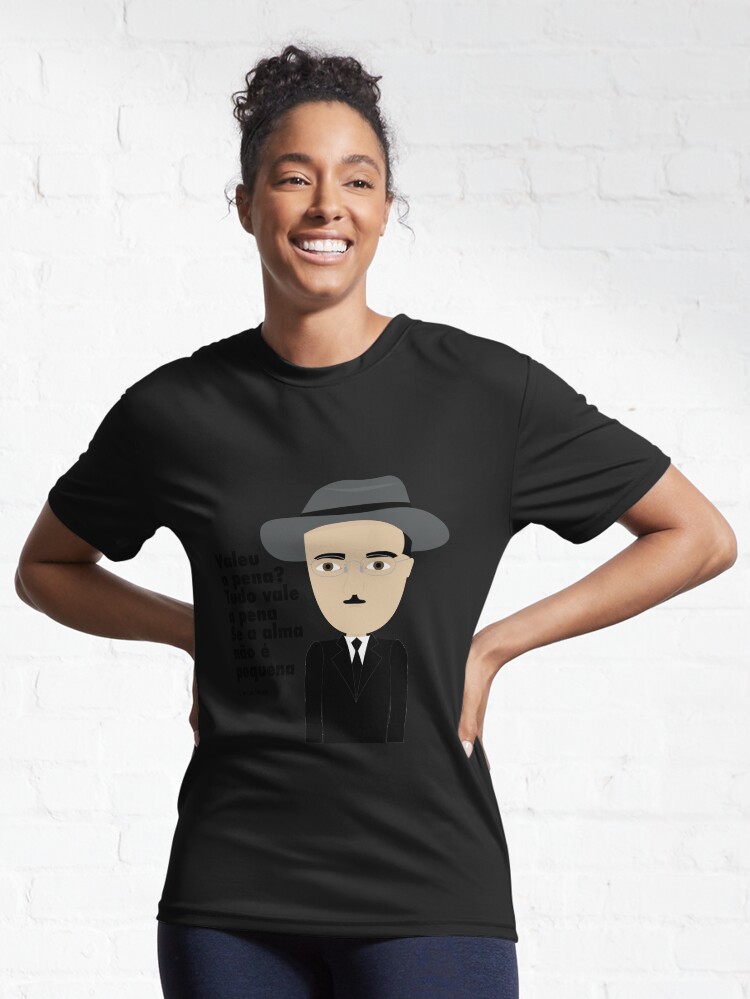 Imagen 6 de 7, Camiseta deportiva con la obra Fernando Pessoa, diseñada y vendida por creotumundo.