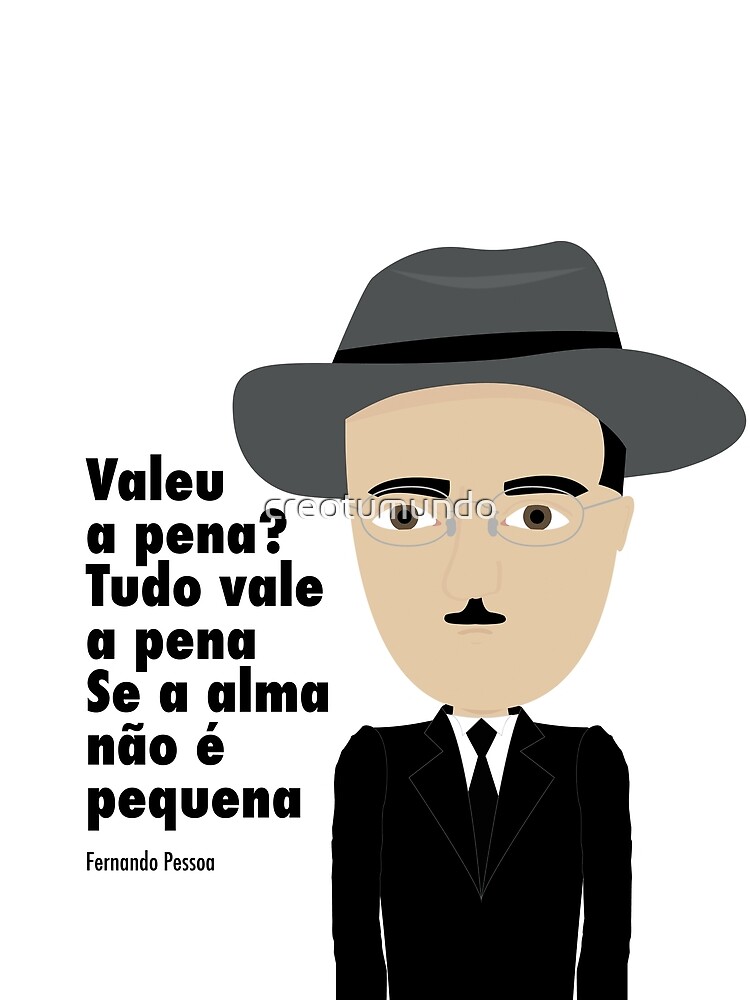 Imagen 5 de 5, Camiseta gráfica con la obra Fernando Pessoa, diseñada y vendida por creotumundo.