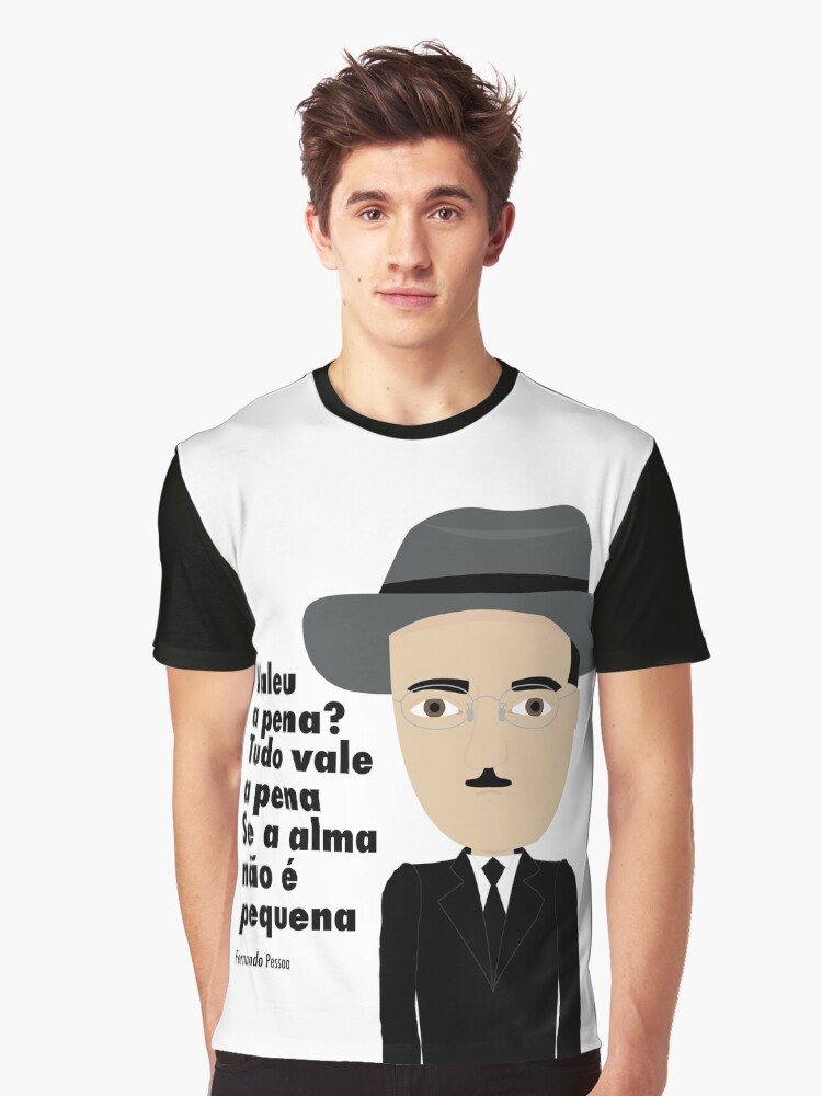 Imagen 1 de 5, Camiseta gráfica con la obra Fernando Pessoa, diseñada y vendida por creotumundo.