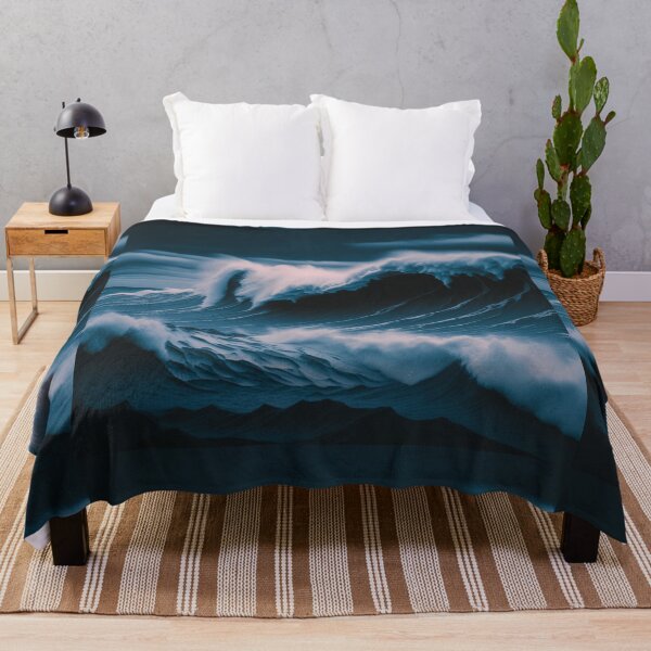 Item preview, Black Stormy Ocean Wave designed and sold by Shenuka93.