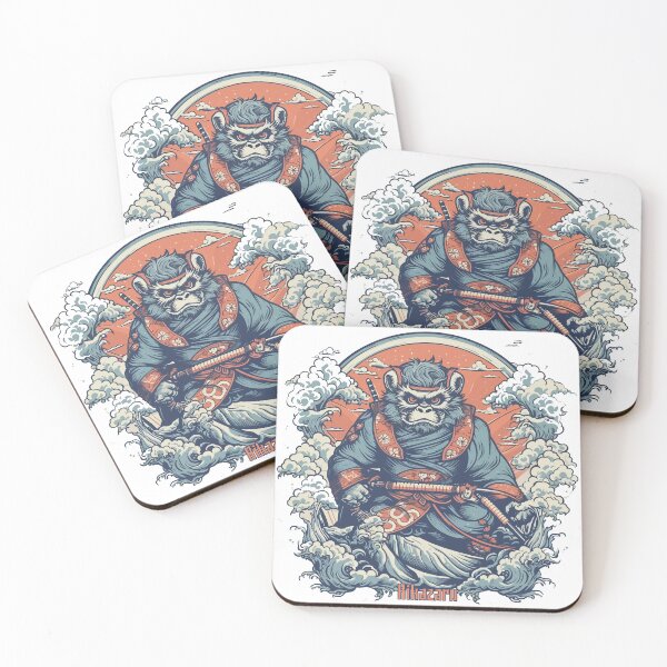 Item preview, Kikazaru, The Focused Warrior: See No Evil, Fight with Honor designed and sold by agustindesigner.