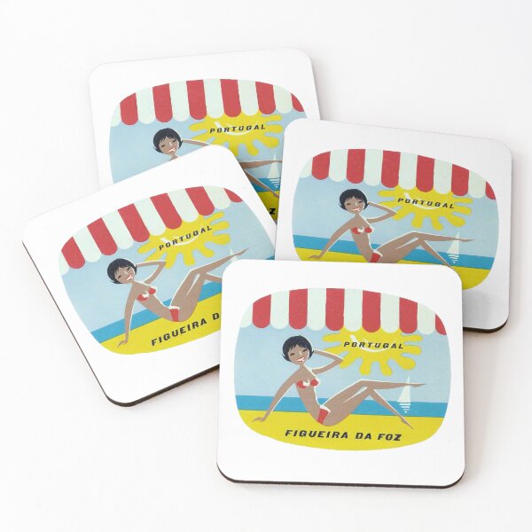 Item preview, Figueira da Foz | Portugal | Spain | Europe | Travel | Vintage | Stickers designed and sold by Tropical Blood.