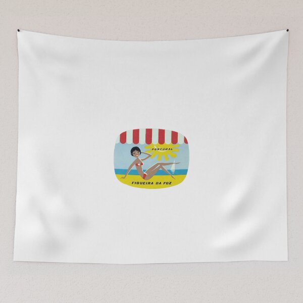 Item preview, Figueira da Foz | Portugal | Spain | Europe | Travel | Vintage | Stickers designed and sold by Tropical Blood.