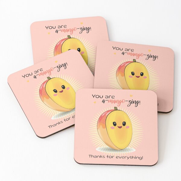 Item preview, You are a-mango-zing! Cute mango funny pun thank you designed and sold by HajnalkArt.