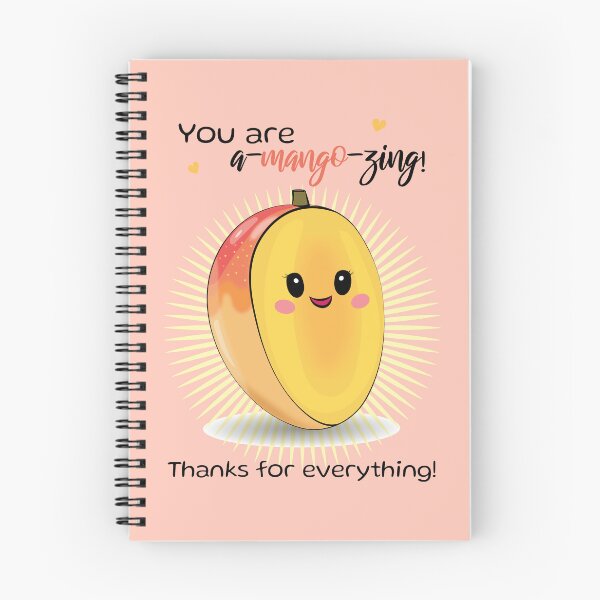 Item preview, You are a-mango-zing! Cute mango funny pun thank you designed and sold by HajnalkArt.