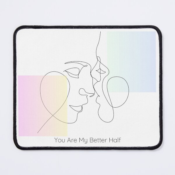 Item preview, You Are My Better Half Minimal Classic T-shirt designed and sold by AFRUKSOODJAI.