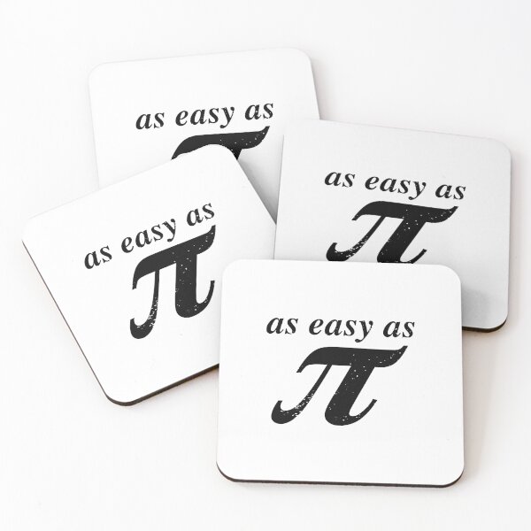 Item preview, As Easy As Pi Design - Black Text. designed and sold by hotshots-design.