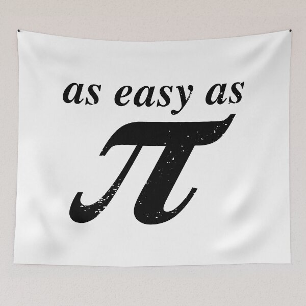 Item preview, As Easy As Pi Design - Black Text. designed and sold by hotshots-design.