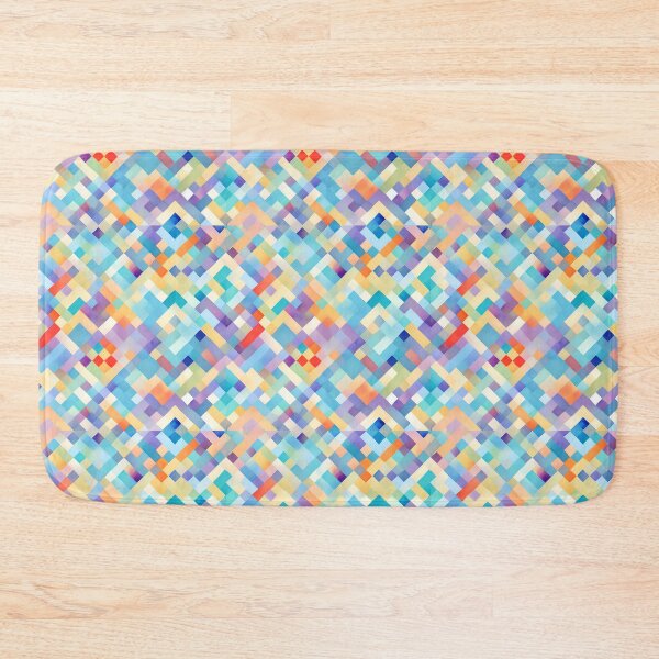 Item preview, Colorful pixel pattern designed and sold by FuzzieIntuition.