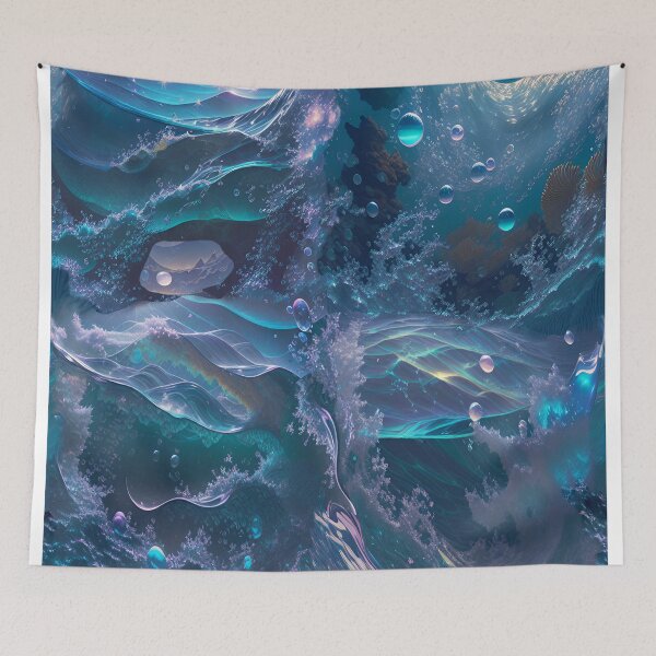 Item preview, sea, pearls, corals, water, day, crystal waves, designed and sold by Maria Mihailova.