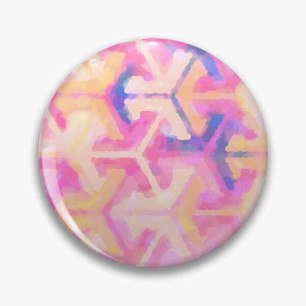 Item preview, Hexagon-based painted pattern - "Pink" designed and sold by Hemindway.