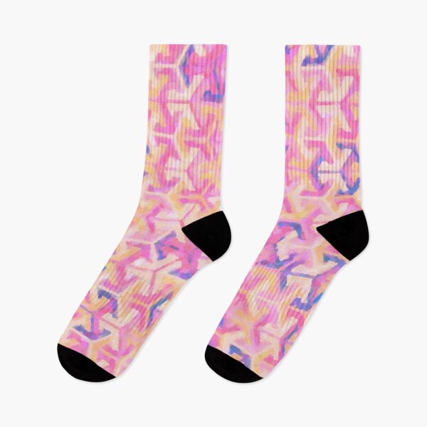 Item preview, Hexagon-based painted pattern - "Pink" designed and sold by Hemindway.