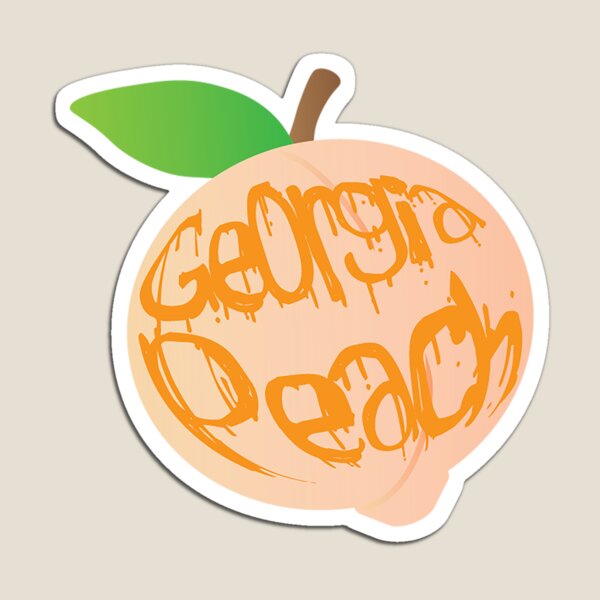 Georgia Peach Magnet