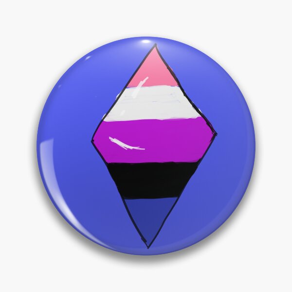 Item preview, Pride Plumbobs: Genderfluid designed and sold by VillainousArtCo.