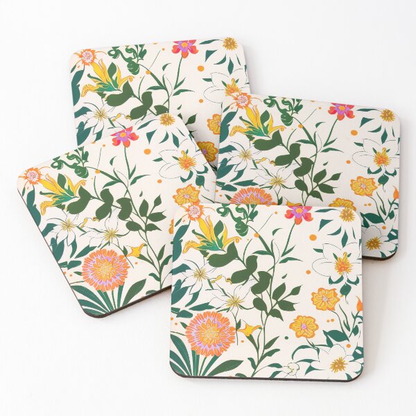 Item preview, Throw Pillow With Beautiful Flowers Pattern - Floral Home Decor designed and sold by Sowari-Pillows.