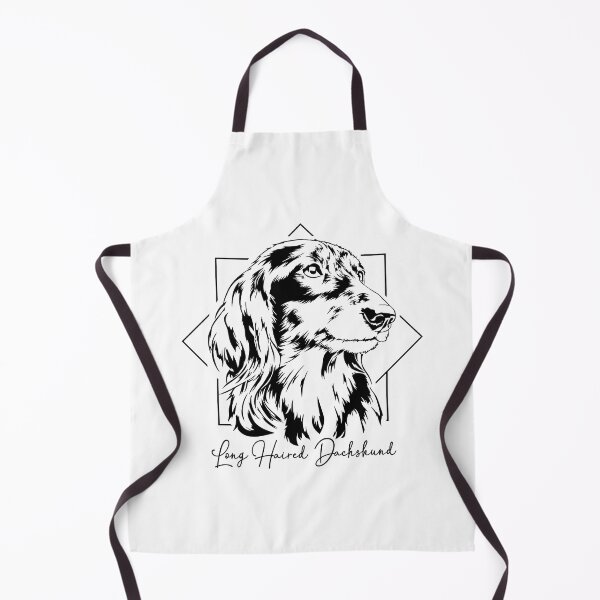 Item preview, Long Haired Dachshund Portrait Long Haired Dachshund Dogs designed and sold by dogarts.