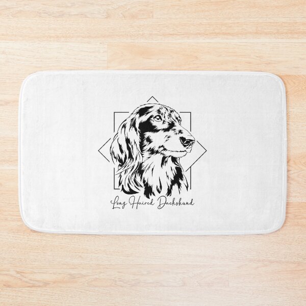 Item preview, Long Haired Dachshund Portrait Long Haired Dachshund Dogs designed and sold by dogarts.