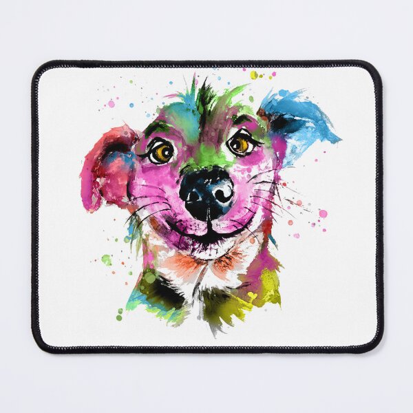 Item preview, dog colorful designed and sold by CorneliaPilz.