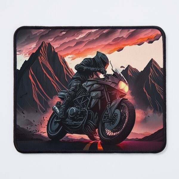 Item preview, Amazing Motorcycle Racing Through The Mountains designed and sold by ByDigitalDream.