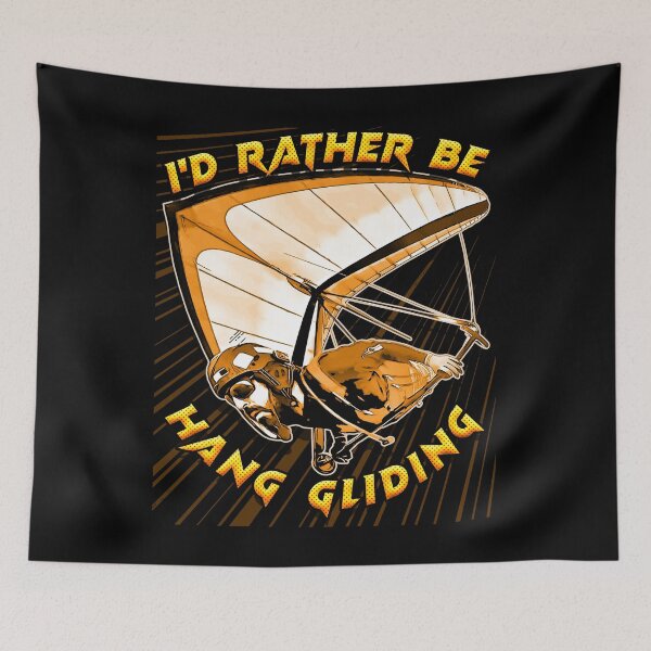 Item preview, Deltaplane Gliders Saying '' I'd Rather Be Hang Gliding" designed and sold by Aerolovers.
