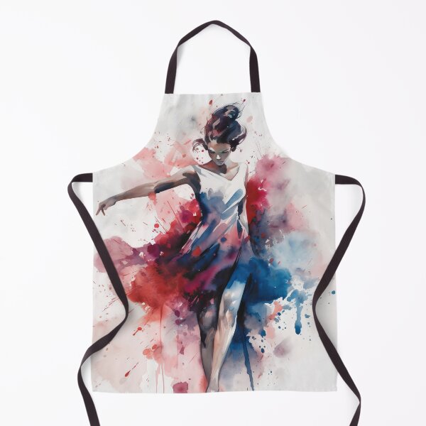 Item preview, Graceful Dancer Swirling Hues designed and sold by Paintings By Simon .