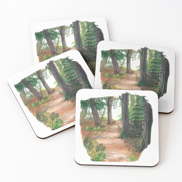 Item preview, Mystery forest with path to the horizon designed and sold by Ivonne Wierink.