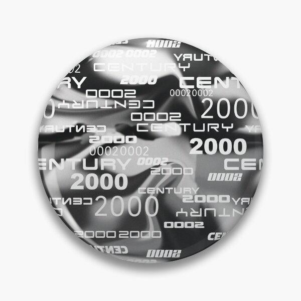Item preview, 2000 century y2k 90s 00s 2000s liquid gradient swirl black and white born in 2000 designed and sold by blomastudios.