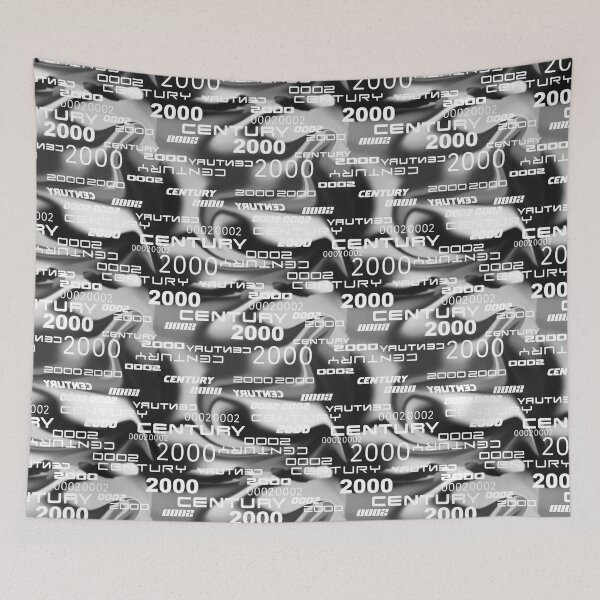 Item preview, 2000 century y2k 90s 00s 2000s liquid gradient swirl black and white born in 2000 designed and sold by blomastudios.