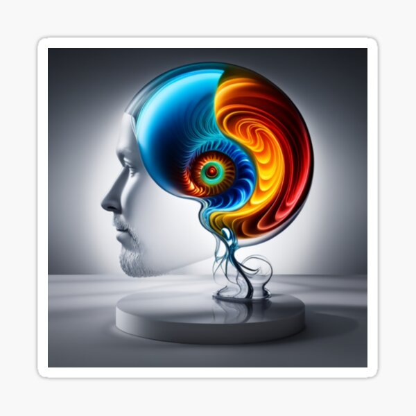 Surreal Art Sticker