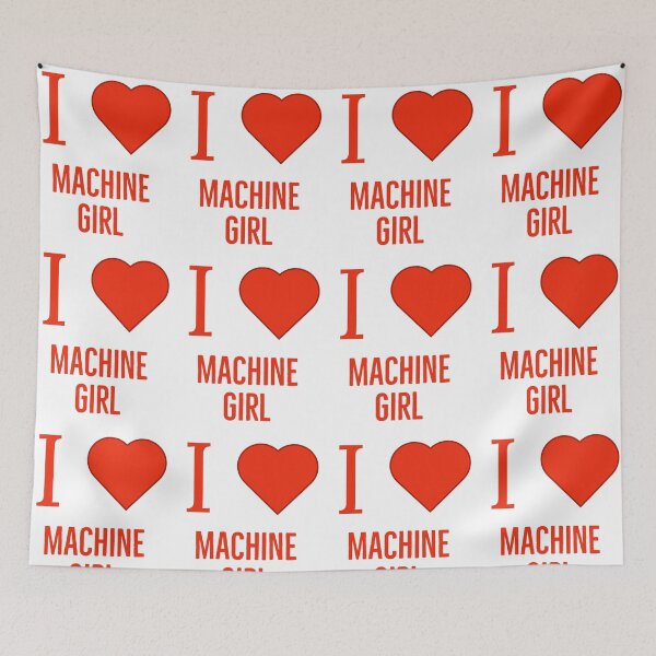 Item preview, I love machine girl designed and sold by Luvishopzey.