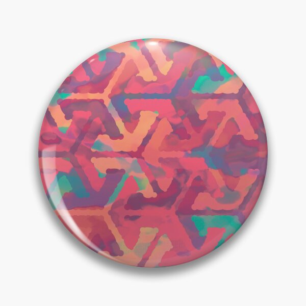 Item preview, Hexagon-based painted pattern - "Invert" designed and sold by Hemindway.