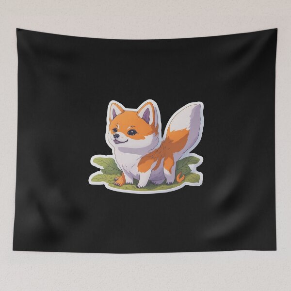 Item preview, Cute Digital Chibi Shiba Inu Art designed and sold by ChibiArtline.