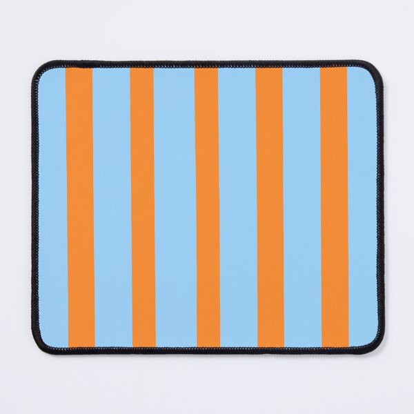 Item preview, Sky Blue and Orange Stripes  designed and sold by OneThreeSix.
