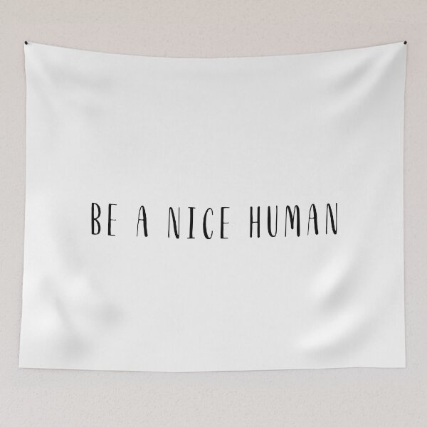 Item preview, Be a nice human designed and sold by addict2reading.