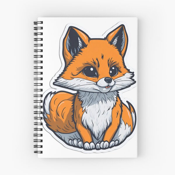 Item preview, High-Quality Fox Sticker with Cinematic Lighting| Fox Sticker with 12K Resolution designed and sold by RedArtG09.