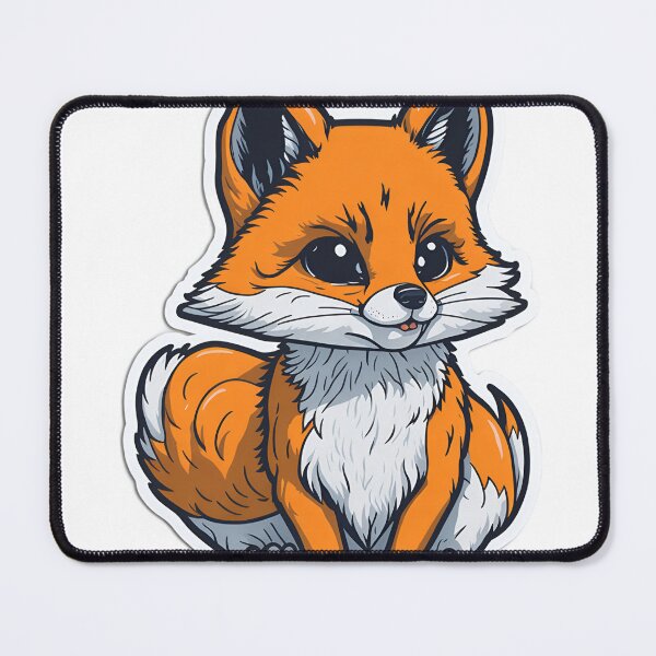 Item preview, High-Quality Fox Sticker with Cinematic Lighting| Fox Sticker with 12K Resolution designed and sold by RedArtG09.