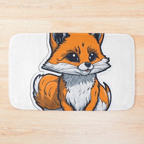Item preview, High-Quality Fox Sticker with Cinematic Lighting| Fox Sticker with 12K Resolution designed and sold by RedArtG09.