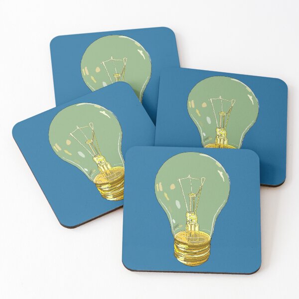 Item preview, Yellow Lightbulb  designed and sold by m-yoga-store.
