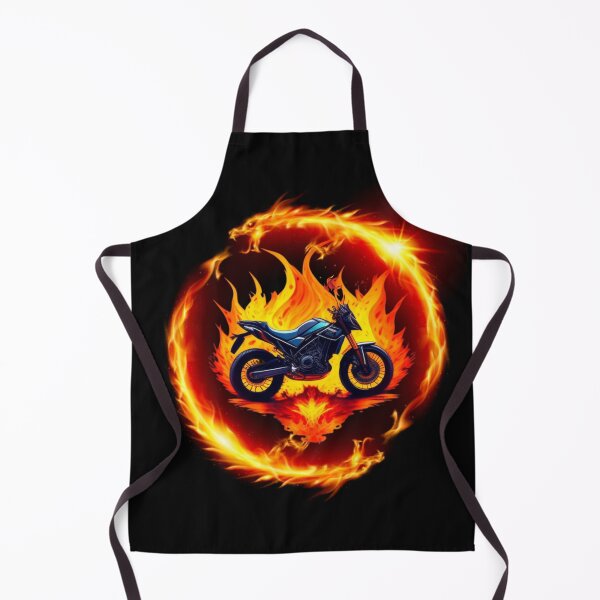 Item preview, Motorcycle in the Circle of Fire designed and sold by DonaFada.