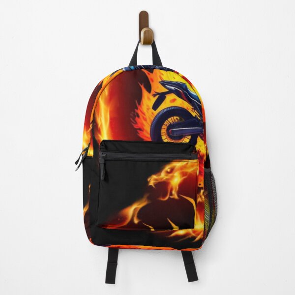 Item preview, Motorcycle in the Circle of Fire designed and sold by DonaFada.