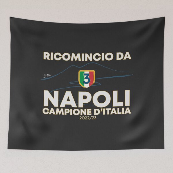 Item preview, Ricomincio da 3 - Napoli campione - dark version designed and sold by Zero81.