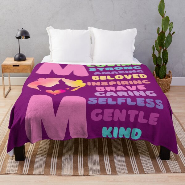 Item preview, Mom Loving Strong Amazing Beloved Inspiring Brave Caring Selfless Gentle Kind designed and sold by PARADISEGLOBE.