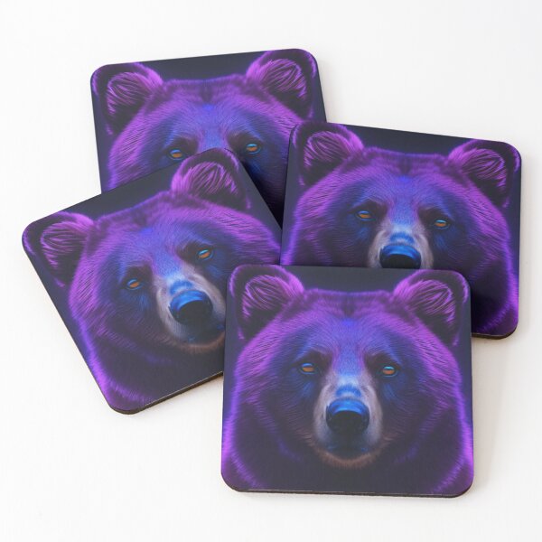 Item preview, Blue and purple bear designed and sold by JessyMarketing.
