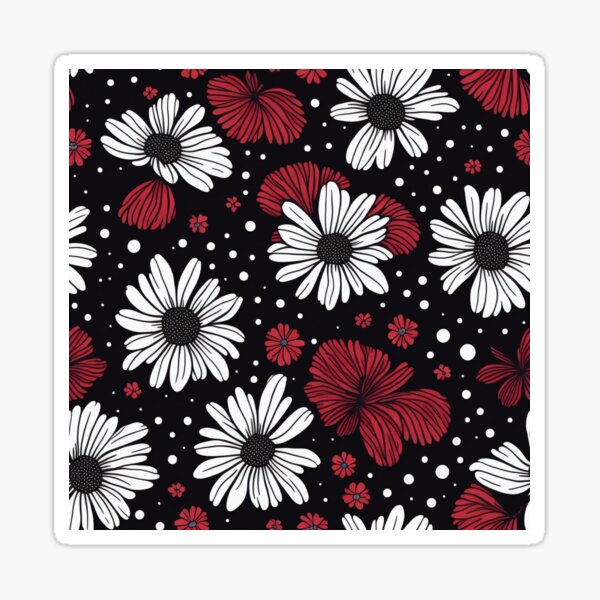 Item preview, White Daisy Flowers 2, Floral Pattern, Continuous, Tiled designed and sold by 5dward.