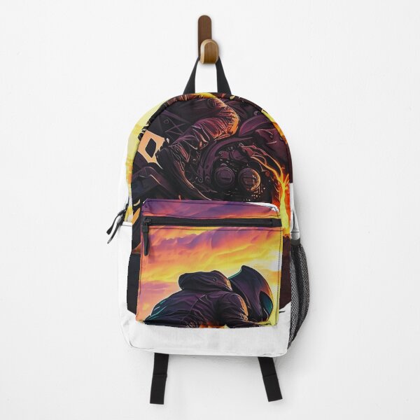Item preview, Sport bike motorcycle buring rubber while sunset designed and sold by YammsDesign.