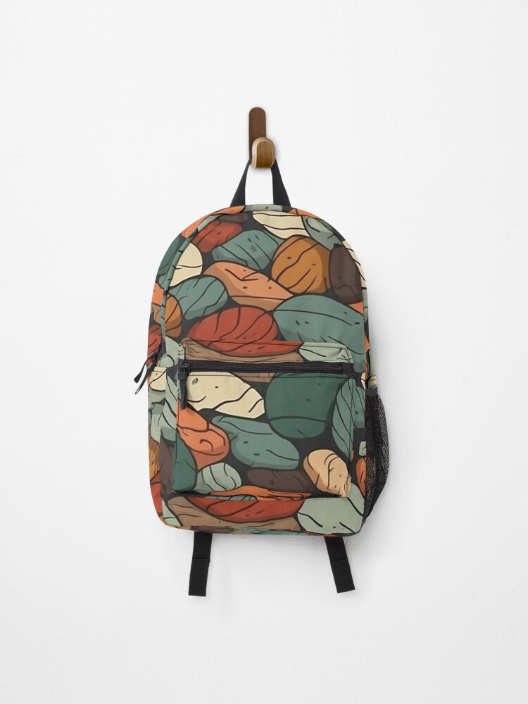 Thumbnail 1 of 3, Backpack, Rocks vector pattern. designed and sold by LJaco.